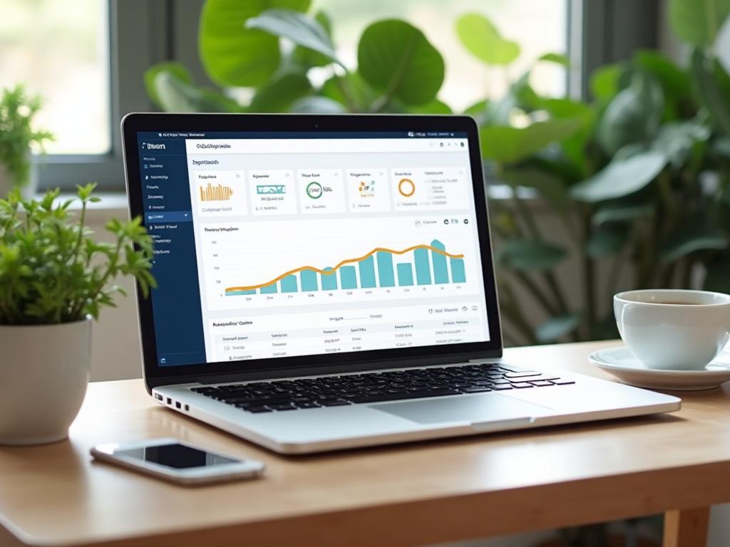 Website analytics dashboard
